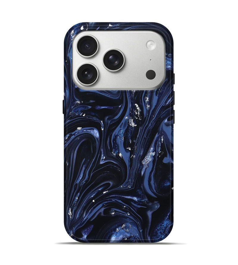 iPhone 17 Pro ResinArt Live Edge Phone Case - Lonzo (Blue, 820815)