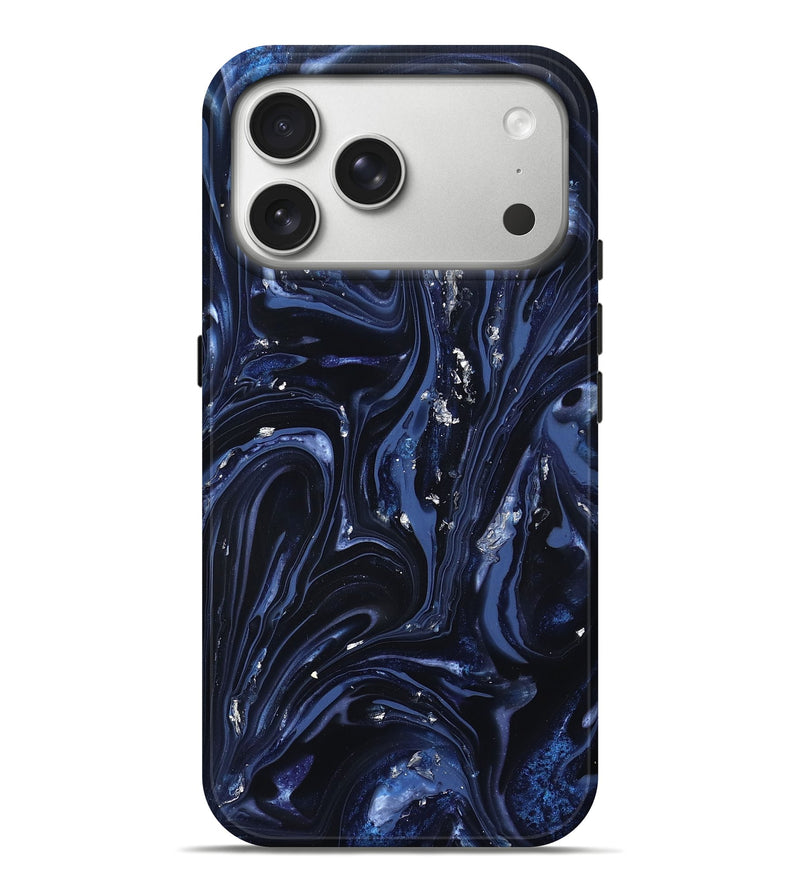 iPhone 17 Pro Max ResinArt Live Edge Phone Case - Lonzo (Blue, 820815)