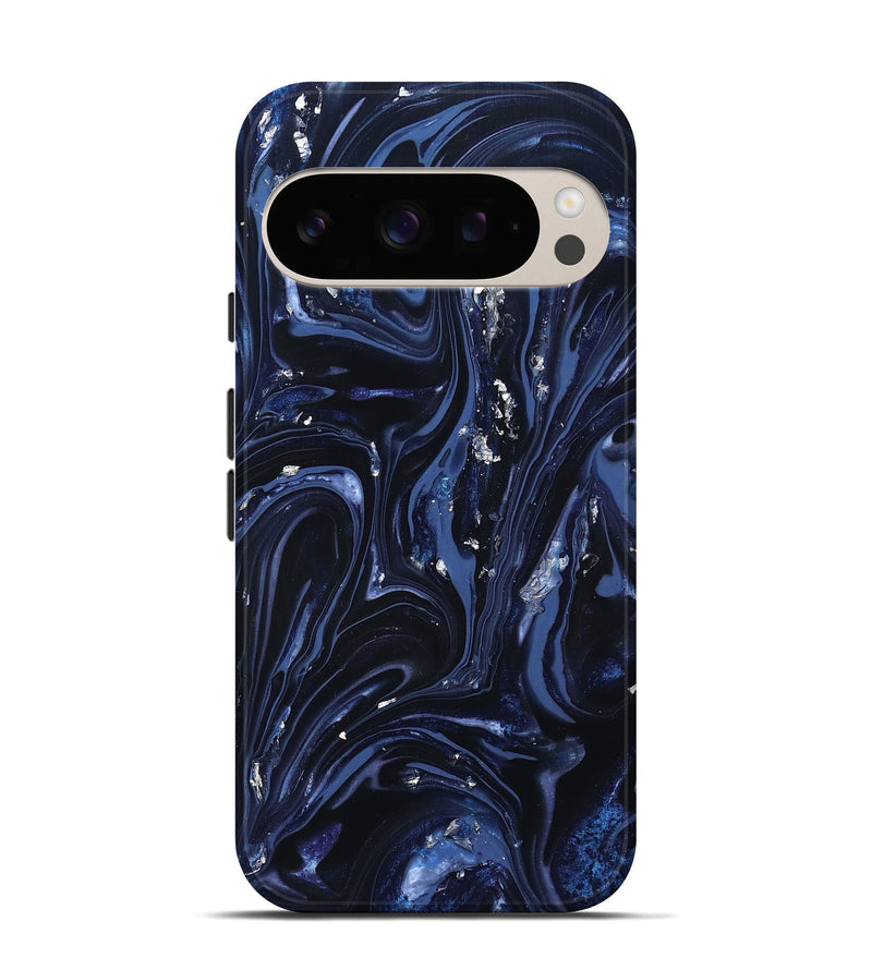 Pixel 10 ResinArt Live Edge Phone Case - Lonzo (Blue, 820815)