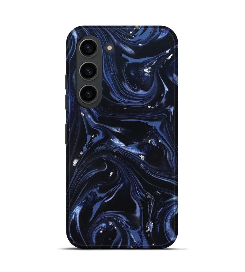 Galaxy S23 ResinArt Live Edge Phone Case - Newton (Blue, 820819)