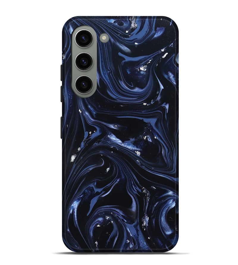 Galaxy S23 Plus ResinArt Live Edge Phone Case - Newton (Blue, 820819)