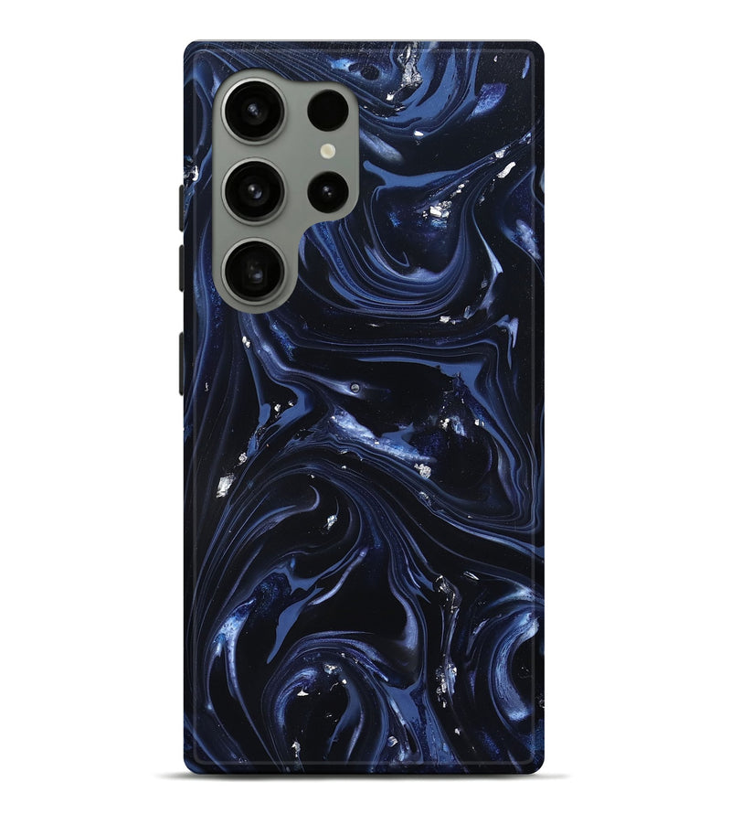 Galaxy S24 Ultra ResinArt Live Edge Phone Case - Newton (Blue, 820819)