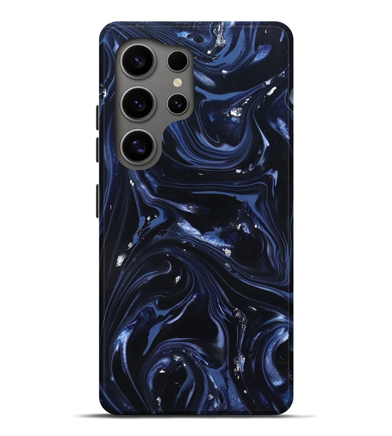Galaxy S25 Ultra ResinArt Live Edge Phone Case - Newton (Blue, 820819)