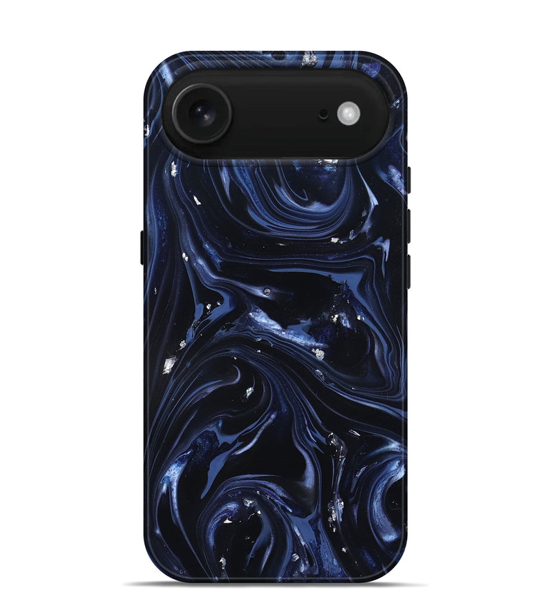iPhone 17 Air ResinArt Live Edge Phone Case - Newton (Blue, 820819)
