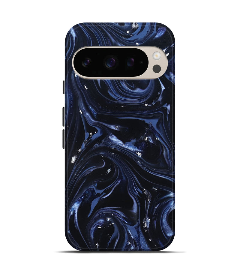 Pixel 10 ResinArt Live Edge Phone Case - Newton (Blue, 820819)