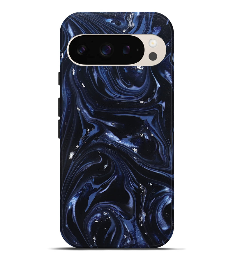 Pixel 9 Pro XL ResinArt Live Edge Phone Case - Newton (Blue, 820819)