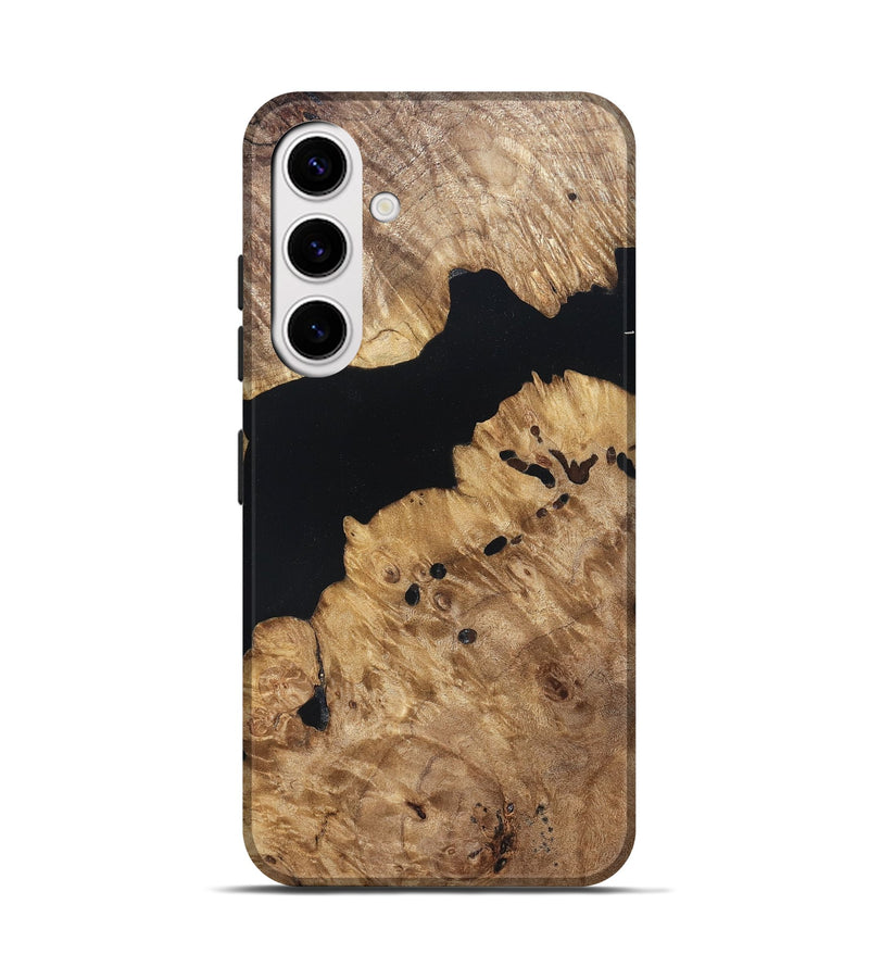 Galaxy S25 Wood Live Edge Phone Case - Kamden (Wood Burl, 820821)
