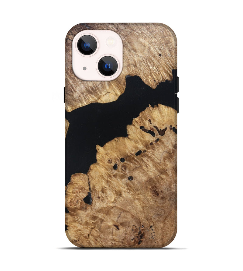 iPhone 14 Wood Live Edge Phone Case - Kamden (Wood Burl, 820821)