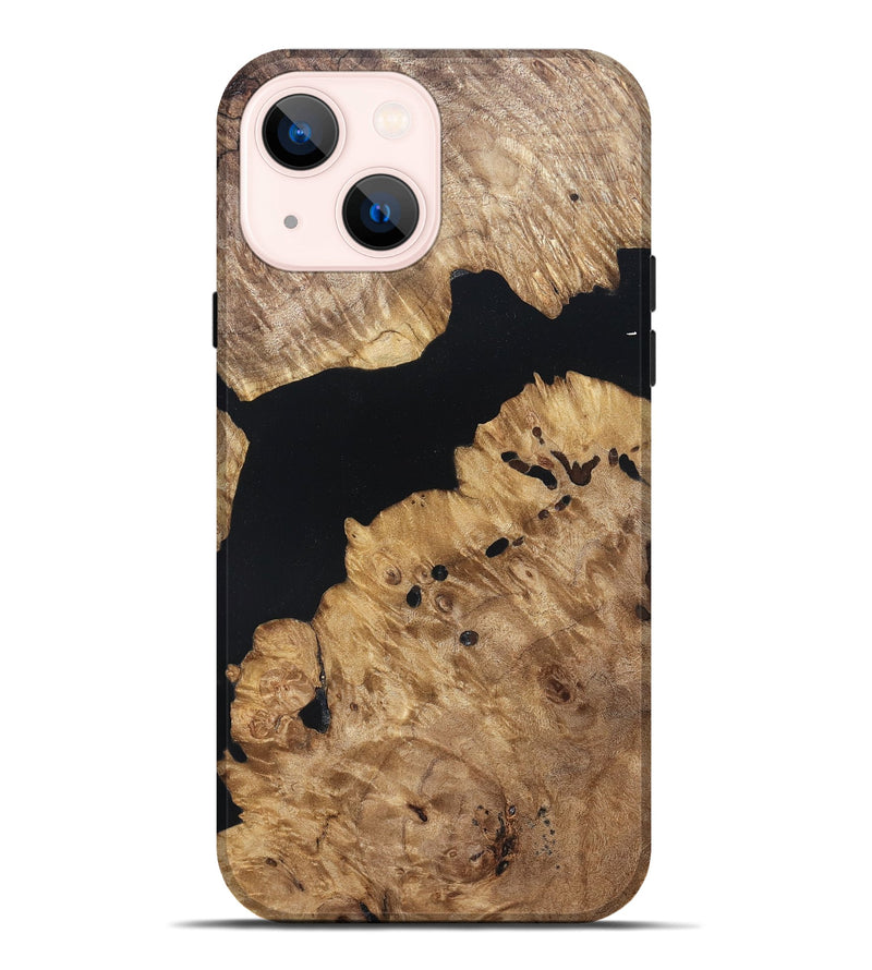 iPhone 14 Plus Wood Live Edge Phone Case - Kamden (Wood Burl, 820821)