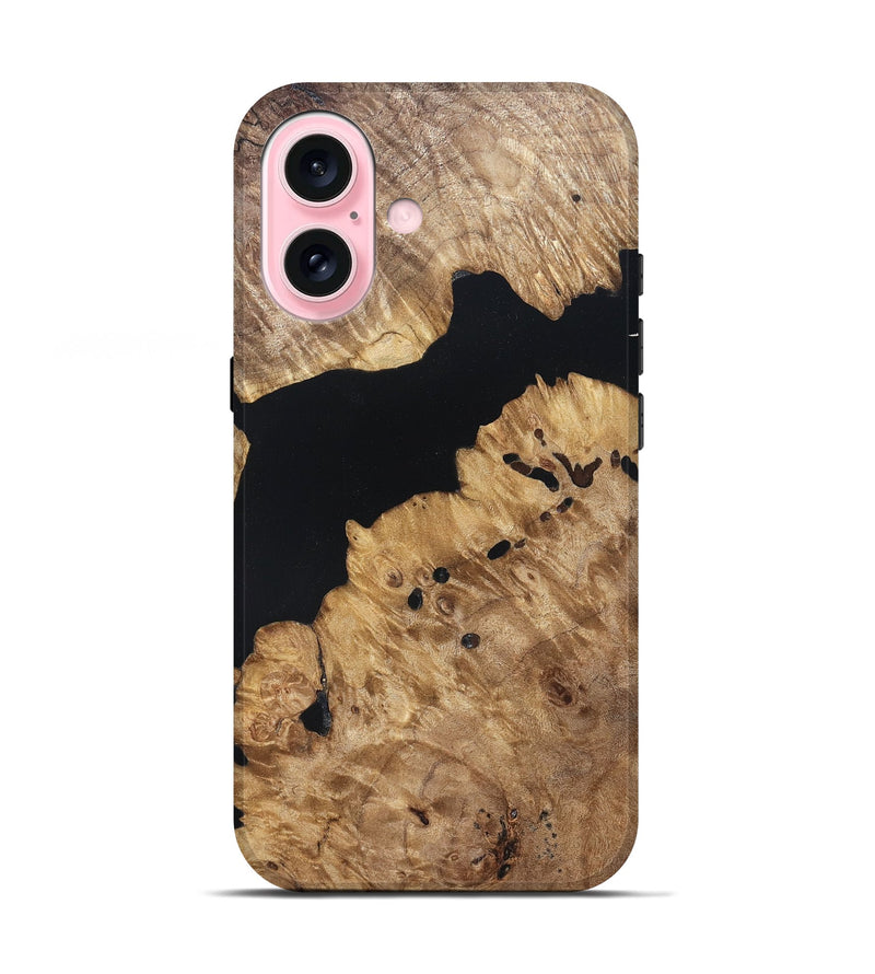 iPhone 17 Wood Live Edge Phone Case - Kamden (Wood Burl, 820821)