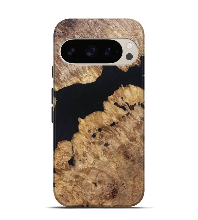 Pixel 10 Pro Wood Live Edge Phone Case - Kamden (Wood Burl, 820821)