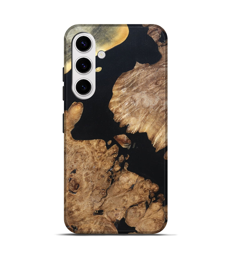 Galaxy S25 Wood Live Edge Phone Case - Earnest (Wood Burl, 820823)