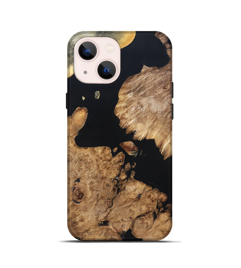 iPhone 13 mini Wood Live Edge Phone Case - Earnest (Wood Burl, 820823)