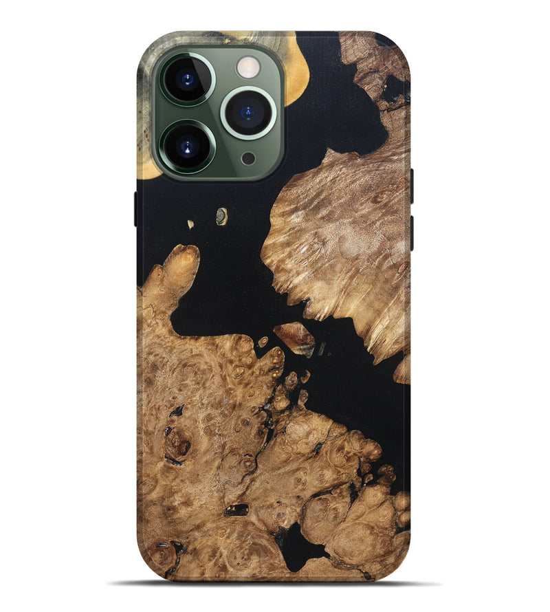 iPhone 13 Pro Max Wood Live Edge Phone Case - Earnest (Wood Burl, 820823)