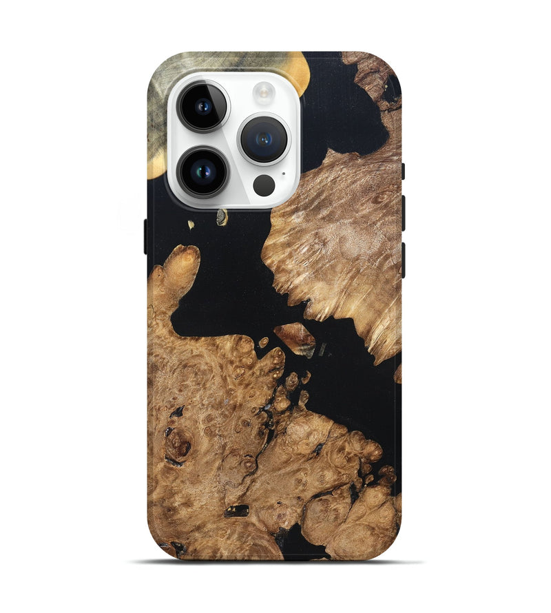iPhone 15 Pro Wood Live Edge Phone Case - Earnest (Wood Burl, 820823)