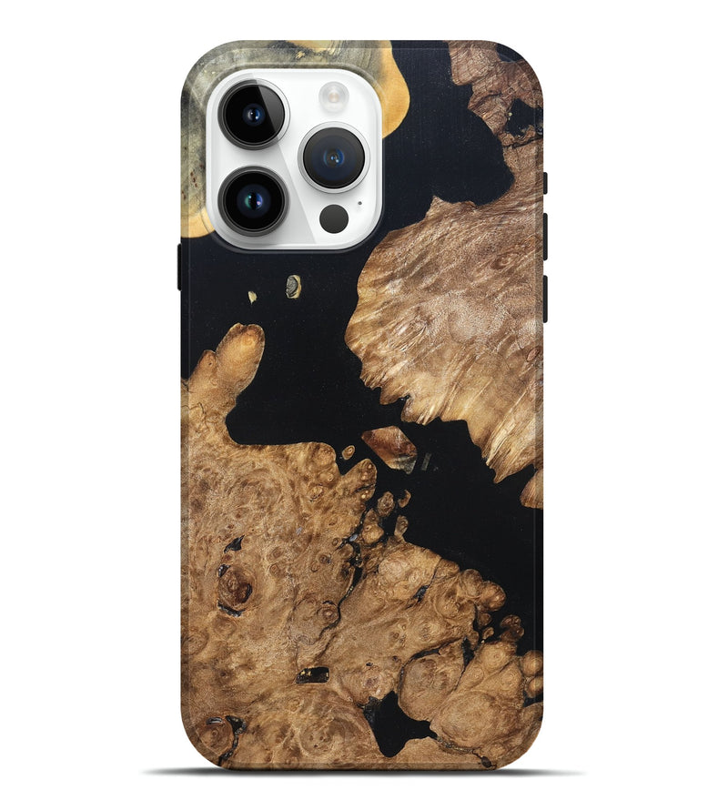 iPhone 15 Pro Max Wood Live Edge Phone Case - Earnest (Wood Burl, 820823)