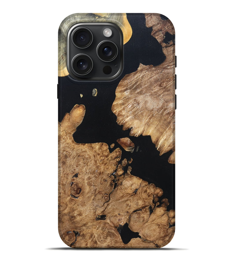iPhone 16 Pro Max Wood Live Edge Phone Case - Earnest (Wood Burl, 820823)