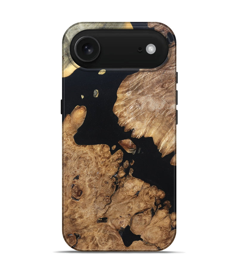 iPhone 17 Air Wood Live Edge Phone Case - Earnest (Wood Burl, 820823)