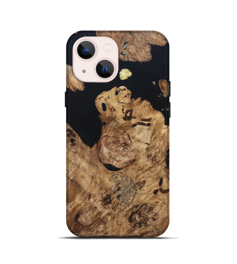 iPhone 13 mini Wood Live Edge Phone Case - Maegan (Wood Burl, 820824)
