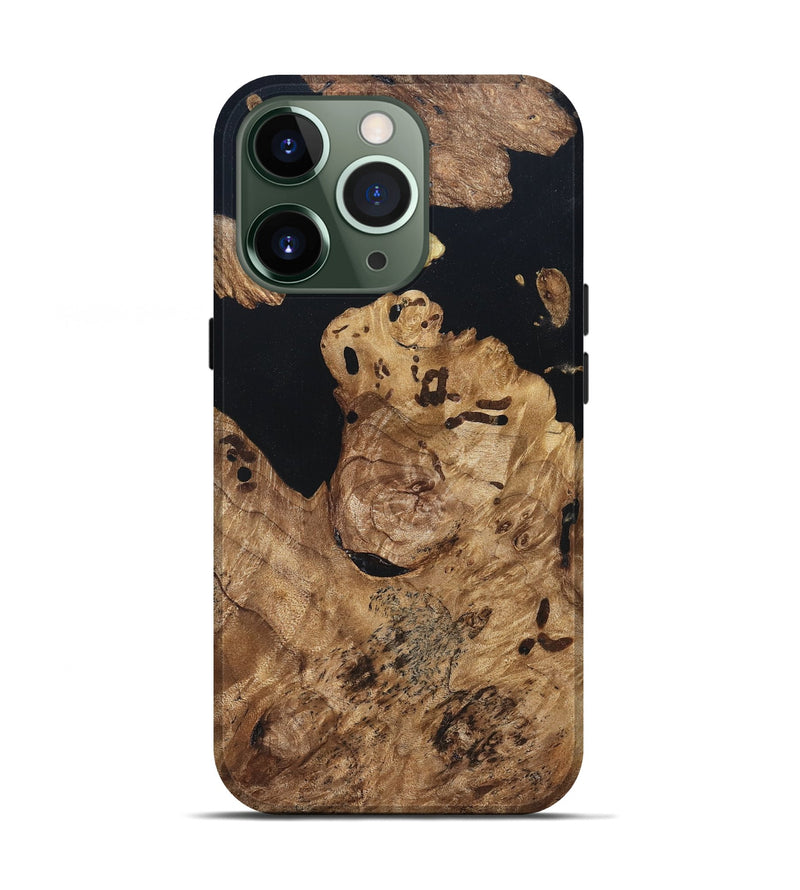 iPhone 13 Pro Wood Live Edge Phone Case - Maegan (Wood Burl, 820824)