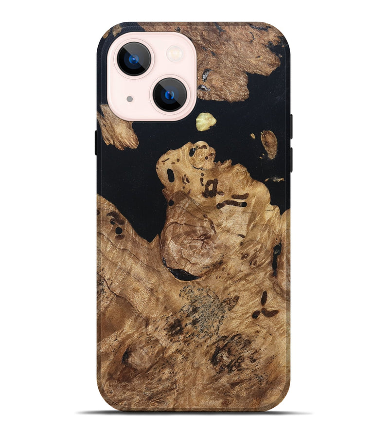 iPhone 14 Plus Wood Live Edge Phone Case - Maegan (Wood Burl, 820824)