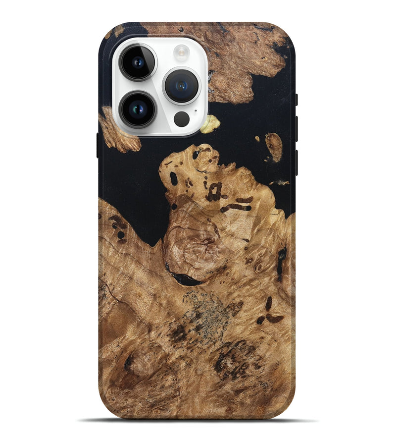 iPhone 15 Pro Max Wood Live Edge Phone Case - Maegan (Wood Burl, 820824)