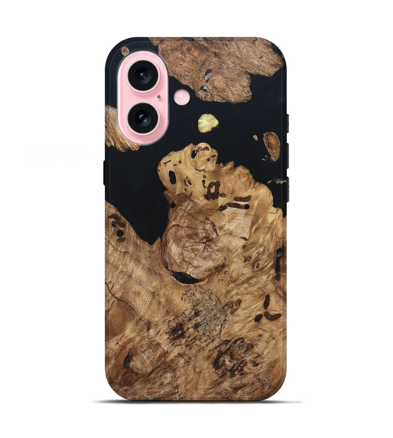 iPhone 17 Wood Live Edge Phone Case - Maegan (Wood Burl, 820824)