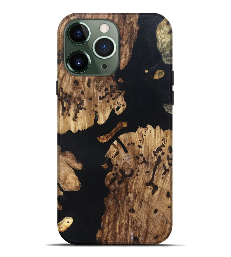 iPhone 13 Pro Max Wood Live Edge Phone Case - Alaia (Wood Burl, 820825)