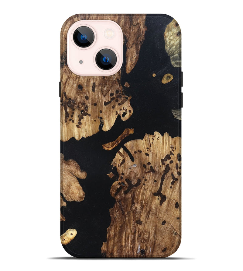 iPhone 14 Plus Wood Live Edge Phone Case - Alaia (Wood Burl, 820825)