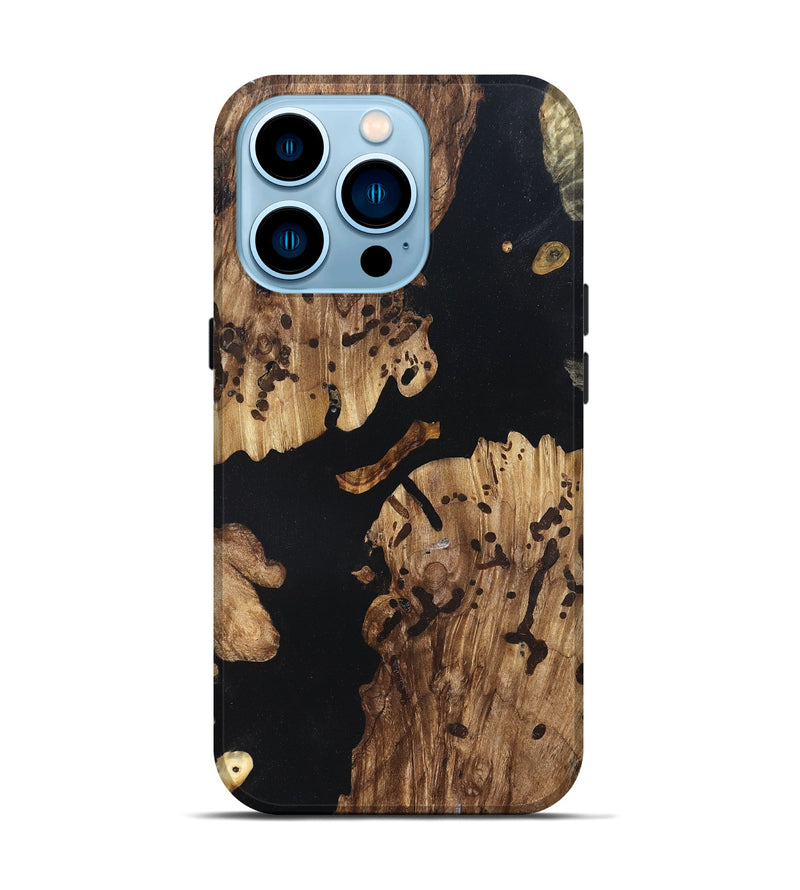 iPhone 14 Pro Wood Live Edge Phone Case - Alaia (Wood Burl, 820825)