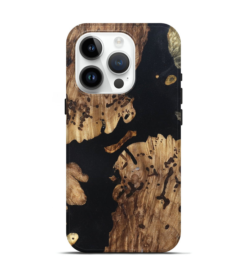 iPhone 15 Pro Wood Live Edge Phone Case - Alaia (Wood Burl, 820825)