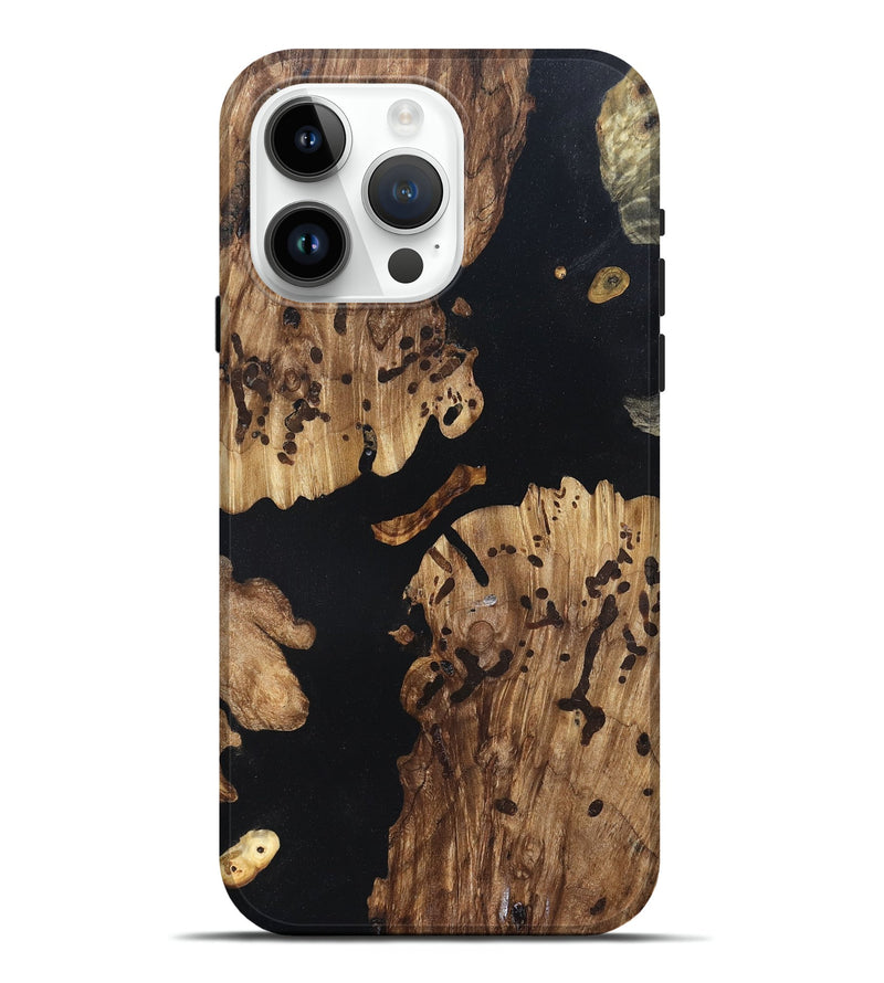 iPhone 15 Pro Max Wood Live Edge Phone Case - Alaia (Wood Burl, 820825)