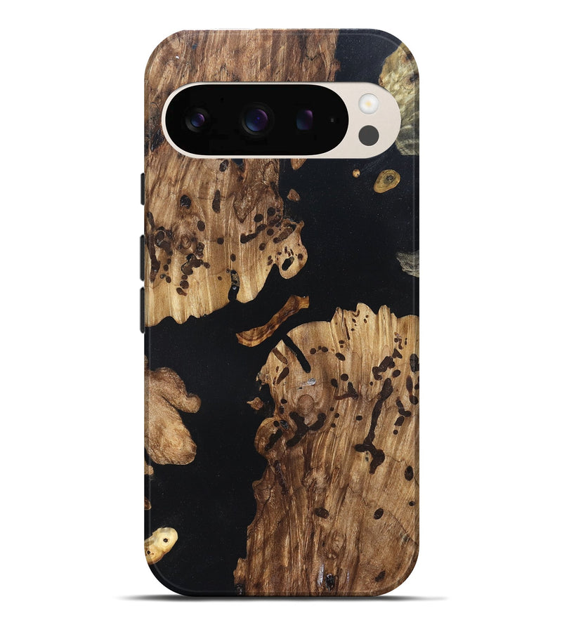 Pixel 10 Pro XL Wood Live Edge Phone Case - Alaia (Wood Burl, 820825)