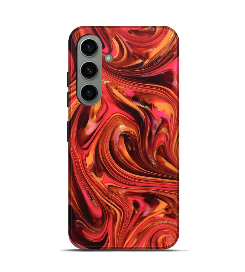 Galaxy S24 ResinArt Live Edge Phone Case - Briana (Red, 820826)