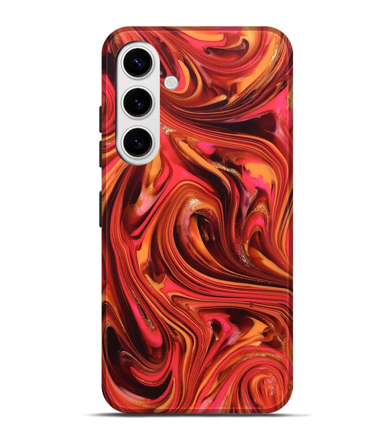 Galaxy S25 Plus ResinArt Live Edge Phone Case - Briana (Red, 820826)