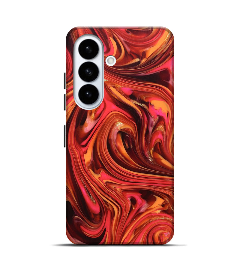 Galaxy S26 ResinArt Live Edge Phone Case - Briana (Red, 820826)