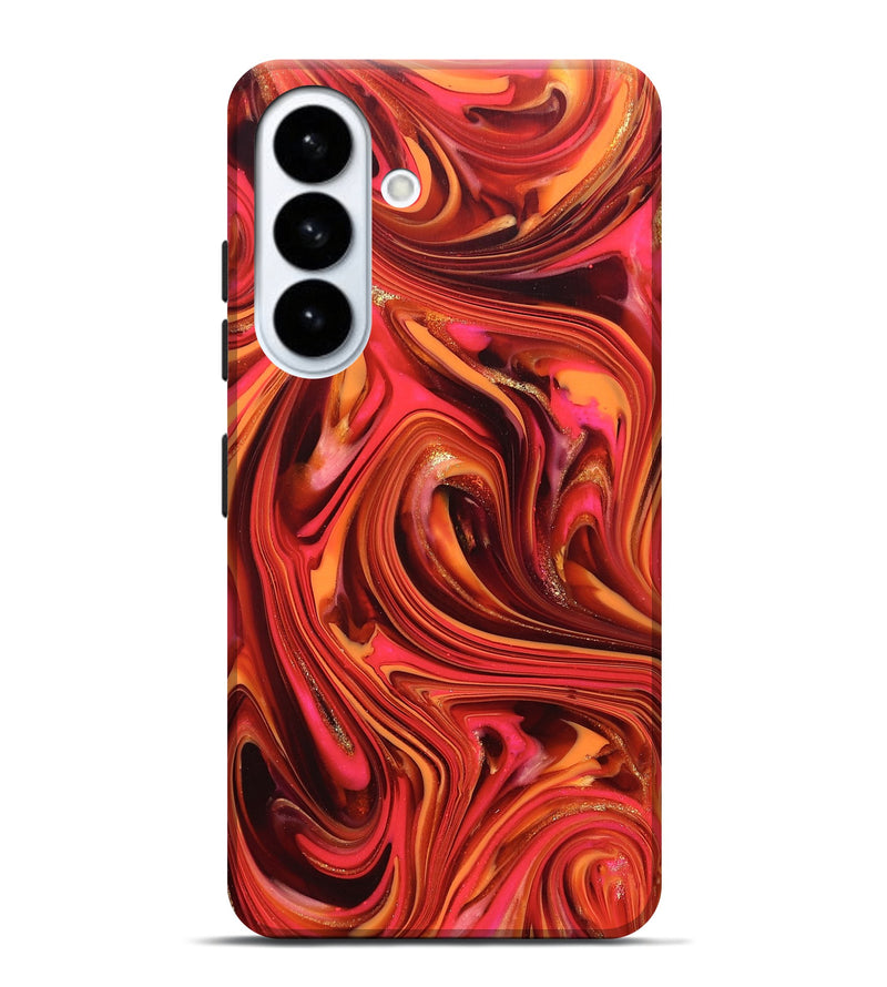 Galaxy S26 Plus ResinArt Live Edge Phone Case - Briana (Red, 820826)