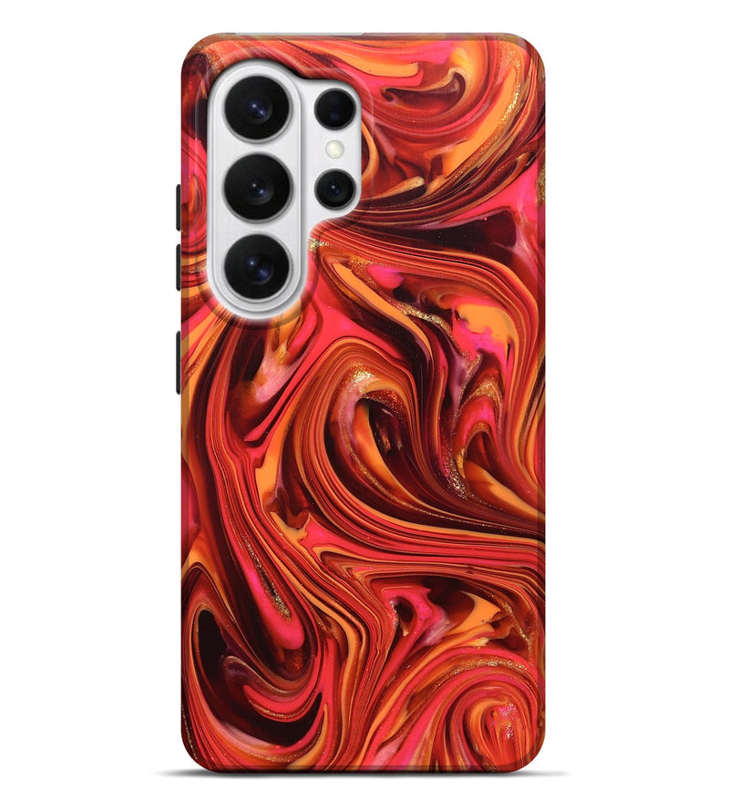 Galaxy S26 Ultra ResinArt Live Edge Phone Case - Briana (Red, 820826)