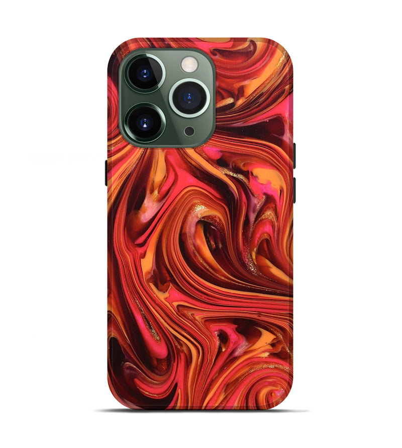 iPhone 13 Pro ResinArt Live Edge Phone Case - Briana (Red, 820826)