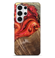 Galaxy S26 Ultra Wood Live Edge Phone Case - Valarie (Red, 820828)