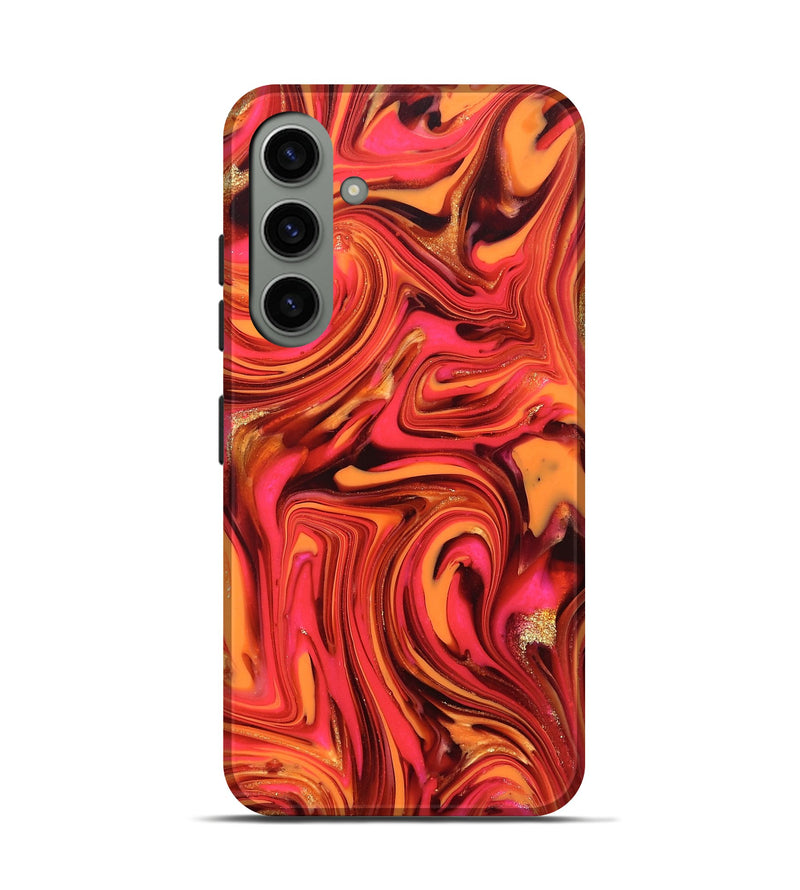 Galaxy S24 ResinArt Live Edge Phone Case - Sydney (Red, 820829)