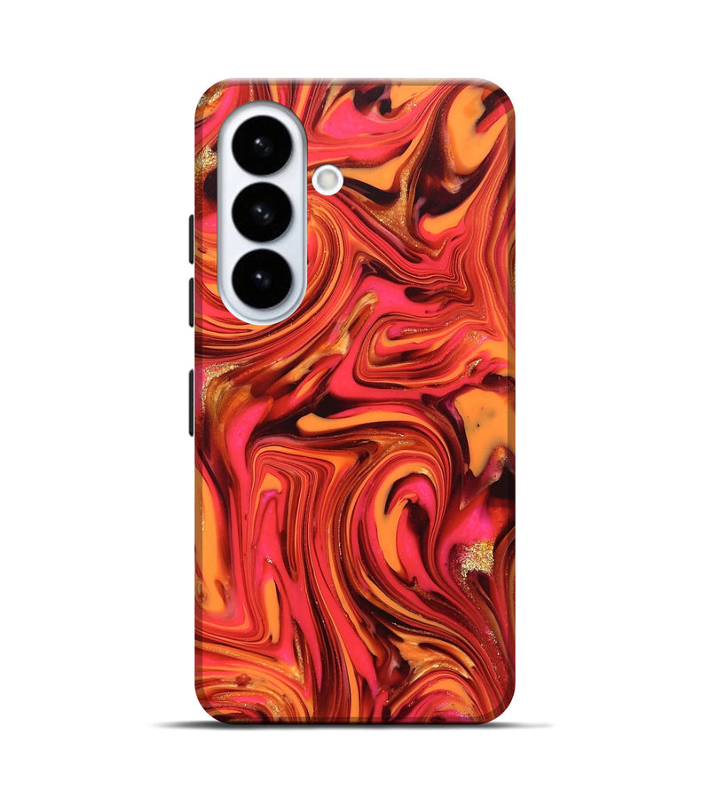 Galaxy S26 ResinArt Live Edge Phone Case - Sydney (Red, 820829)