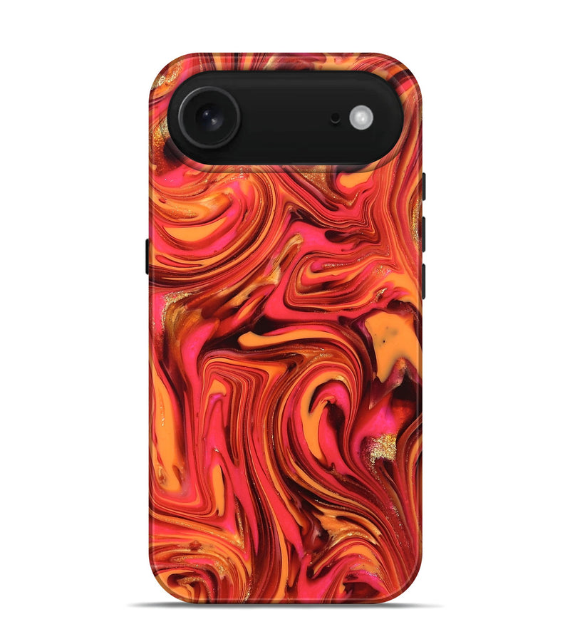 iPhone 17 Air ResinArt Live Edge Phone Case - Sydney (Red, 820829)
