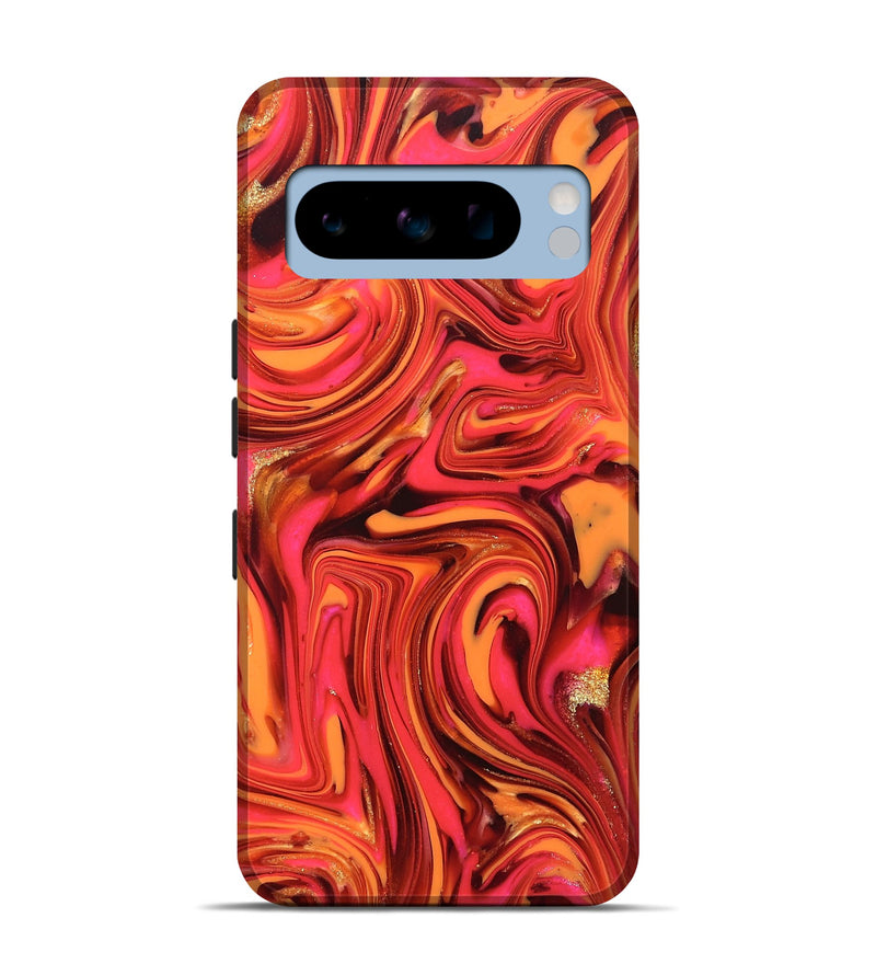 Pixel 8 Pro ResinArt Live Edge Phone Case - Sydney (Red, 820829)