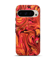 Pixel 9 ResinArt Live Edge Phone Case - Sydney (Red, 820829)