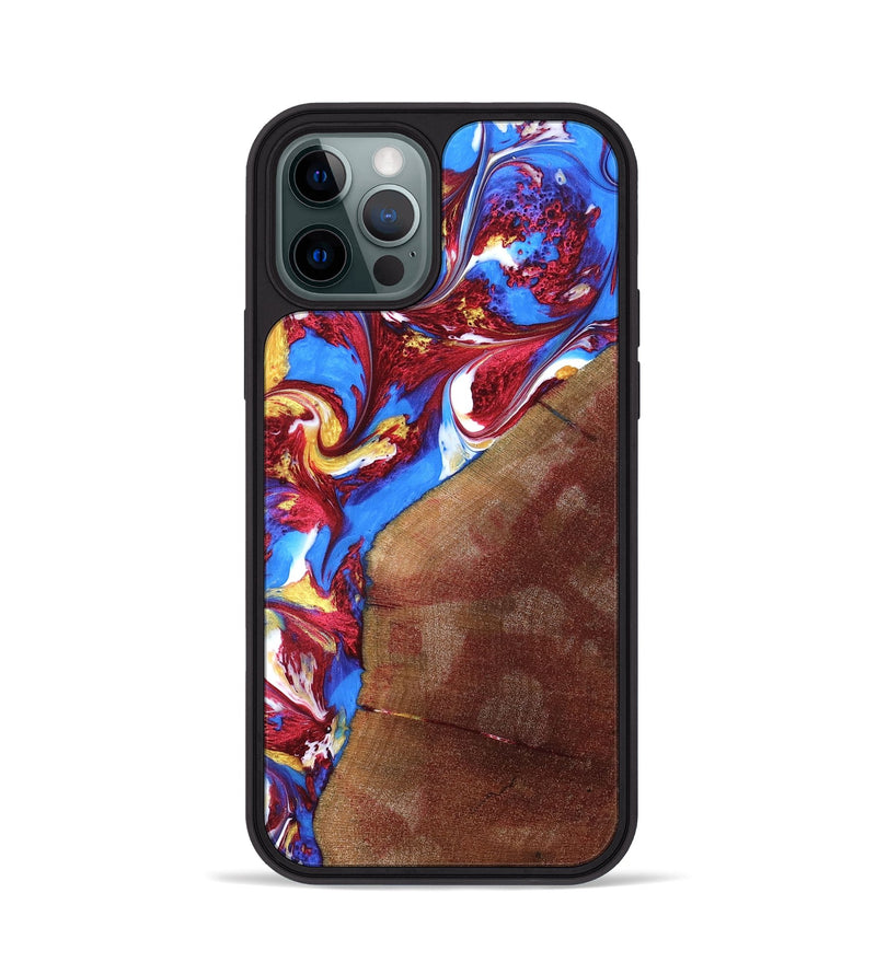 iPhone 12 Pro Wood Phone Case - Brodie (Merica, 820830)