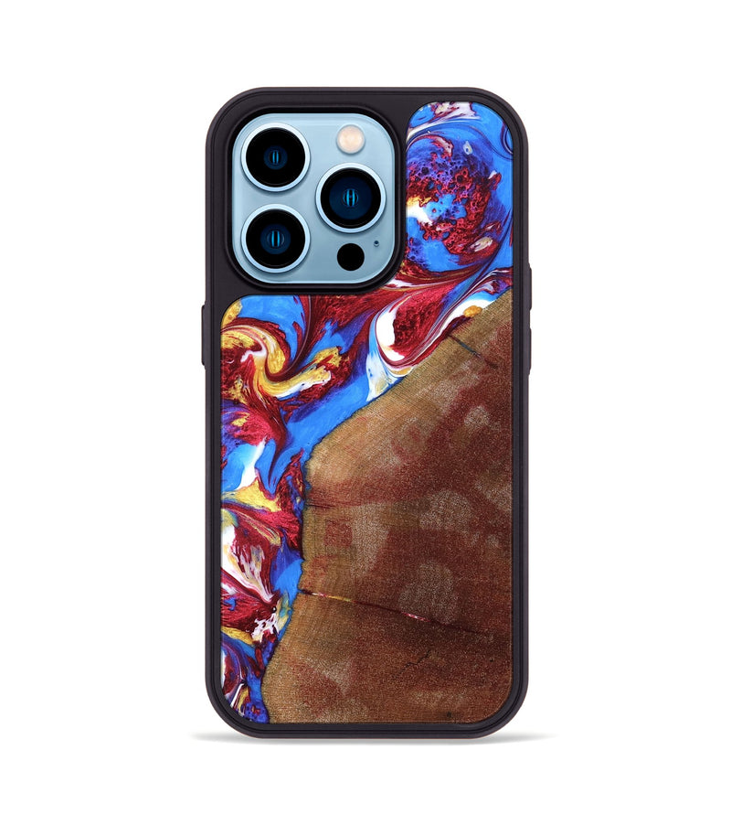 iPhone 14 Pro Wood Phone Case - Brodie (Merica, 820830)