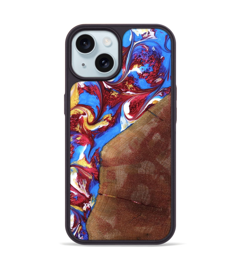 iPhone 15 Wood Phone Case - Brodie (Merica, 820830)