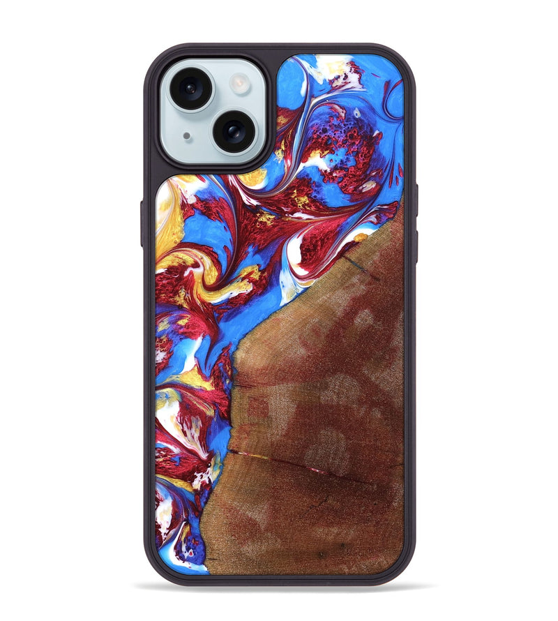 iPhone 15 Plus Wood Phone Case - Brodie (Merica, 820830)