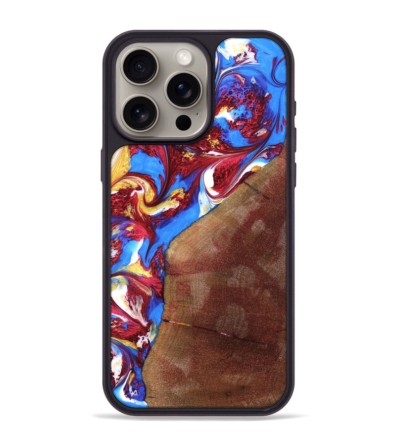 iPhone 15 Pro Max Wood Phone Case - Brodie (Merica, 820830)